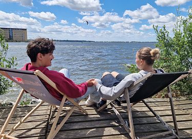 Roulotte confortable au bord de l'eau et de la plage - 6