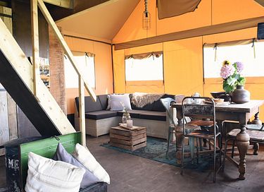 Geräumiges Glamping-Zelt mit Dusche an der Küste - 3