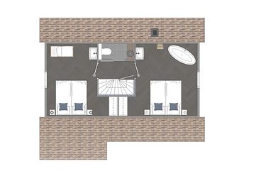 Chalet de bien-être avec bain à remous et sauna (6p) - 32