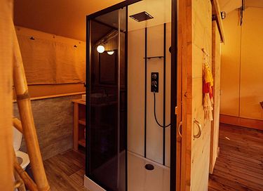Glampingzelt am Wasser für 5 Personen - 10