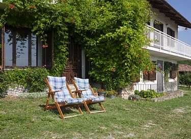 Vakantiehuis met uitzicht op wijnvelden