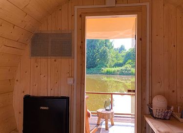 Tiny House mit Terrasse über dem Wasser - 5