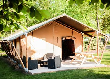 Tente safari pour 5 personnes dans le Brabant