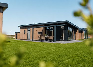 Ruime lodge met privéterras in Drenthe