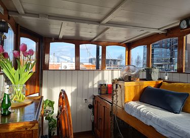 Charmante kapiteinshut op historisch schip - 3
