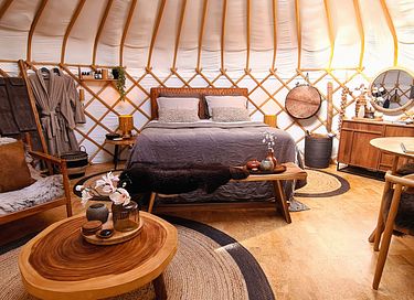 Luxury Yurt in boutique style