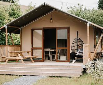 The difference between glamping and camping