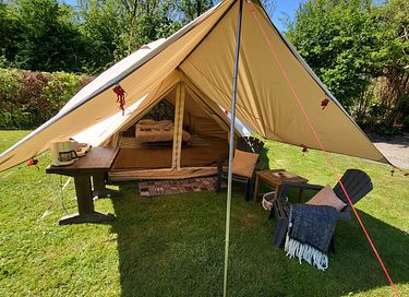 Stimmungsvolles Tipi-Zelt in Küstennähe - 3