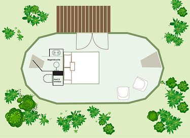 Petite maison pour 2 pers.(adapté aux chiens) - 8