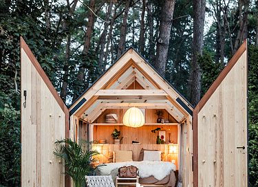 Glazen tiny house op historische locatie - 2