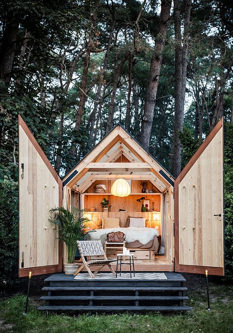 Glazen tiny house op historische locatie - 2