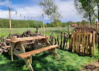 Overnachten in ecologische boomhut met hottub - 12