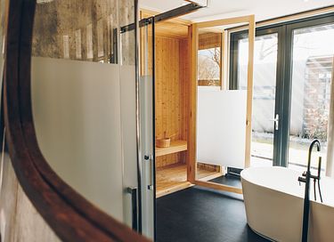 Designhaus mit privatem Wellness - 22
