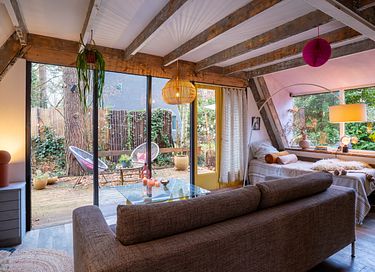 Knus A-frame huisje in de Belgische bossen - 5