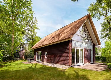 Luxe vakantievilla met grote tuin in Drenthe