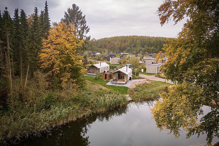 Wikkelhuisje met sauna aan het water - 1