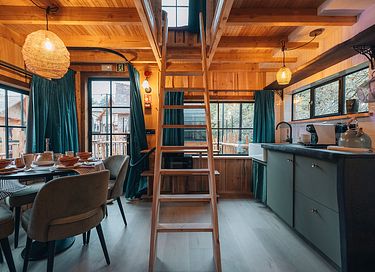 Lodge de luxe dans les arbres avec sauna - 11