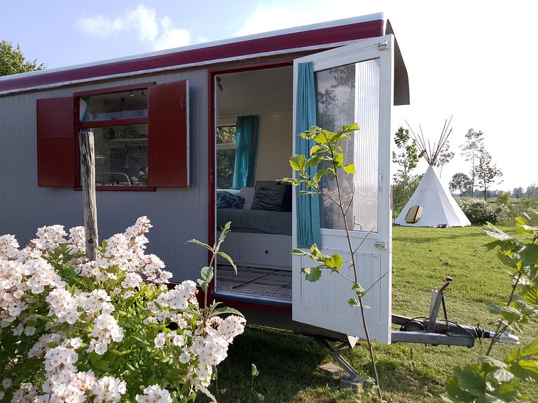 Pipowagen met comfort van een huisje - 1