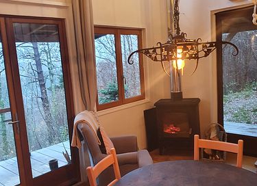 houten lodge met uitzicht op de Pyreneeën - 21