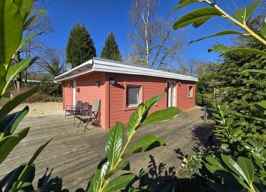 Wooden chalet with private hot tub - 14