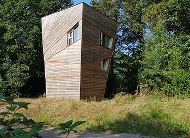 Forest cabin with unique roof terrace on the Veluwe