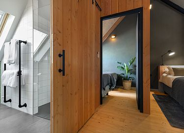 Ecologische lodge in voormalige stal - 7