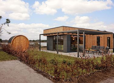 Ruime lodge (6p) met sauna in Overijssel