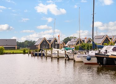 Vakantiehuis op waterrijk park in Friesland - 18
