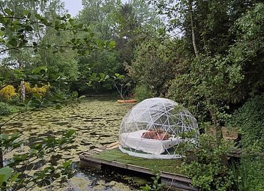 Ferienwohnung mit schwimmendem Kuppelzelt - 18