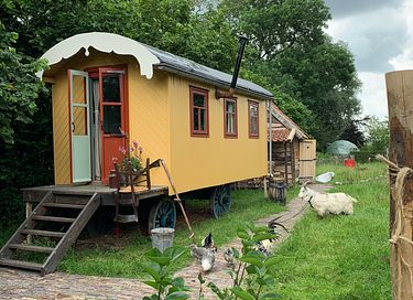 Woonwagen in jaren '30 stijl met hottub - 1