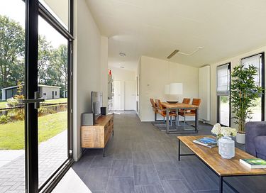4-persoons lodge met een terras aan het water - 6