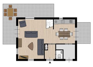 Vakantiehuis in Zeeland met privé sauna - 19