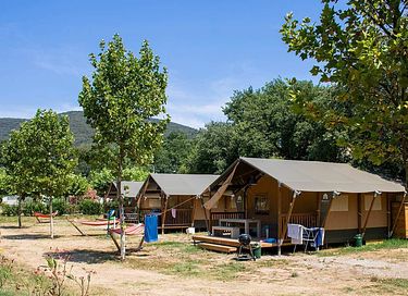 Luxuriöses Camping in der französischen Ardeche