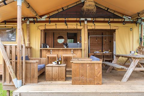 Sfeervolle glampingtent tussen bos en heide - 4