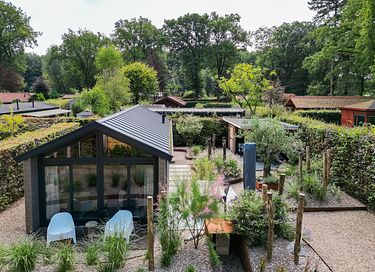 Winziges Haus inmitten der Natur auf der Veluwe