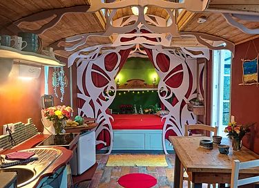 tiny house colorée dans le verger - 8