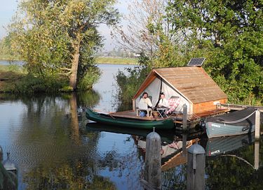 Séjour unique sur un radeau sur la rivière Vecht - 29