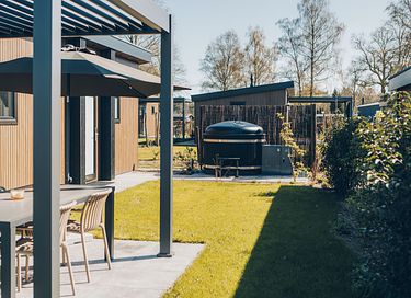 Modern vakantiehuis met eigen hottub
