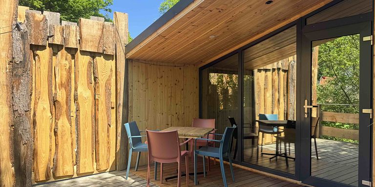 tiny house dans les bois avec bain à remous - 1