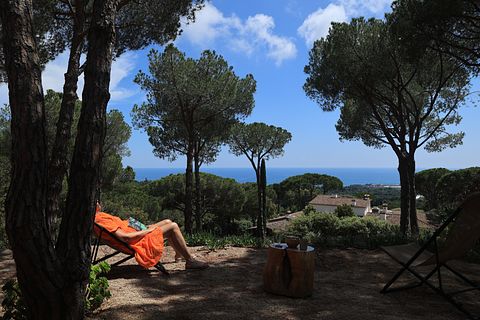 Natuurcabin aan kust Barcelona met zeezicht - 4