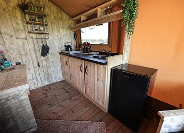 Glamping tent (2p) with hot tub - 7