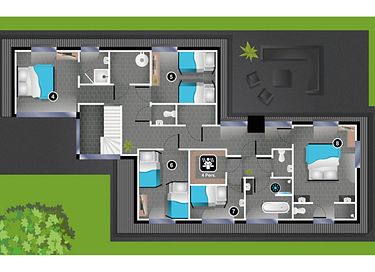 Große ferienwohnungen 20 Personen mit Wellness - 44