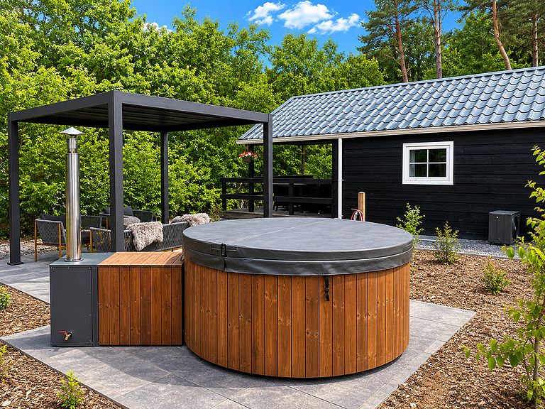 Chalet confortable avec véranda et jacuzzi dans la province de Drenthe - 1
