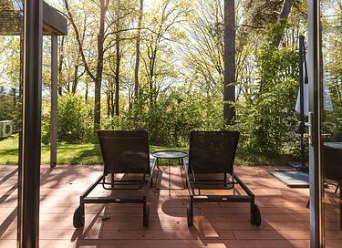 Luxuriöse Lodge für 4 Personen mit 2 Badezimmern und Spa - 14