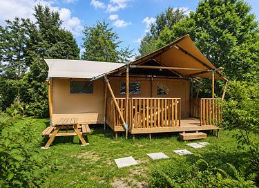 Tente Glamping avec sanitaires dans les Ardennes