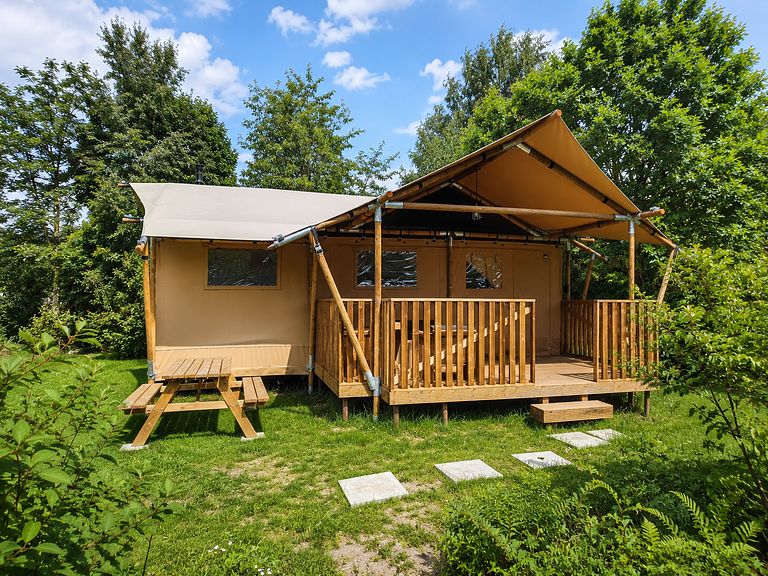 Glampingzelt mit Sanitäranlagen in den Ardennen - 1