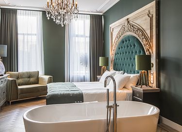 Luxury room in boutique hotel in Friesland
