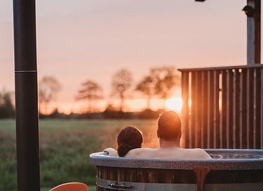 Luxe lodge in het weiland met privé hottub - 2