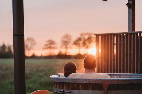 Luxe lodge in het weiland met privé hottub - 2
