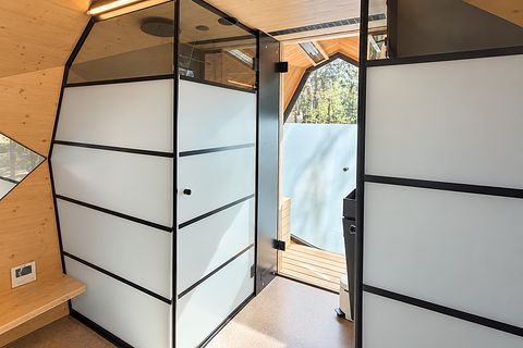 Mirror House with a Sauna in the Woods - 5